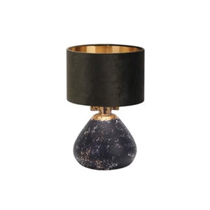 Table Lamp Navy + Gold
