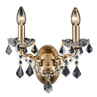 Toledo 2 Light Wall Aged Gold, LHCLCB9010/2AG, wall light, 