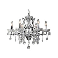 Toledo 6 Light Chrome Chandelier, LHCLCF9010/6CR, ceiling light, 