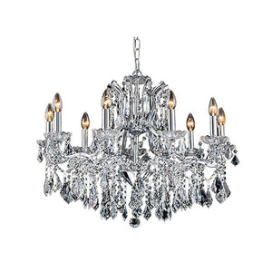 Toledo 9 Light Crystal Chrome