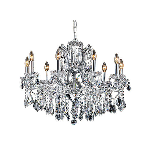 Toledo 9 Light Crystal Chrome