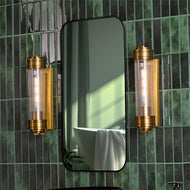 Tommaso Bathroom Wall Light Antique Bronze and Ribbed Glass IP44, LHDARTOM0763, wall light,