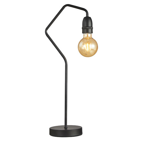 Venus Black Finish Table Lamp