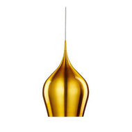 Vibrant Pendant - Metallic Gold Metal 26cm on a white background, LHSL6461-26GO, pendant ceiling light, 