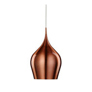 Pink metallic pendant light on a white background, Vibrant Metallic Pink Metal 26cm Pendant, LHSL6461-26CU, pendant ceiling light,