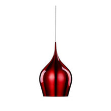 Load image into Gallery viewer, Red pendant light on a white background, ceiling light, 
