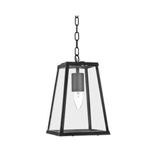 Load image into Gallery viewer, Voyager Pendant - Black Metal &amp; Glass

