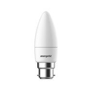 5.9W B22 Non-Dimmable Candle Bulb, ENEEC2P2NW, light bulb,