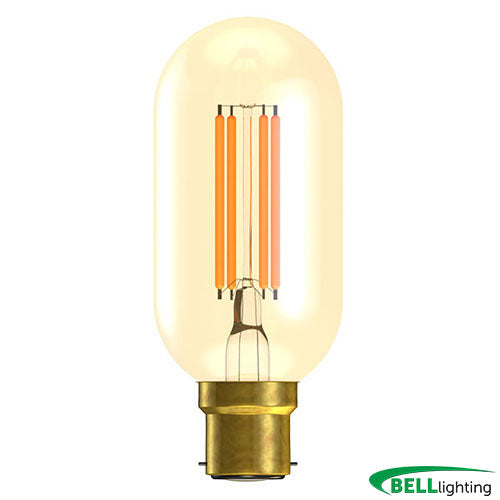 Bell 4W LED BC Vintage Tubular Amber 2000K Non Dimmable