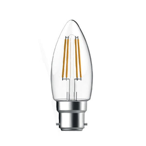 Candle Filament LED 4.8W Dimm BC / B22