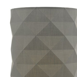 Aisha Table Lamp complete with Grey Shade Zoomed In