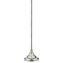 Load image into Gallery viewer, Blenheim Floor Lamp Polished Nickel complete with Ivory Shade
