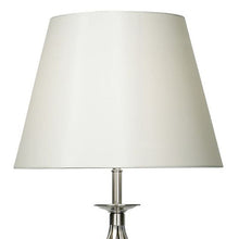 Load image into Gallery viewer, Bybliss Floor Lamp Satin Chrome c/w Cream Shade
