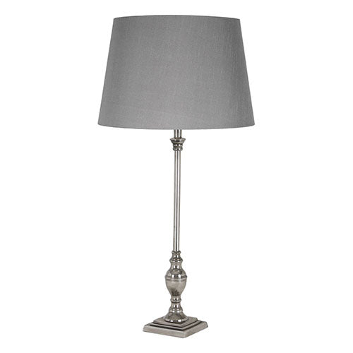 Egil Table Lamp Antique Silver Base Only