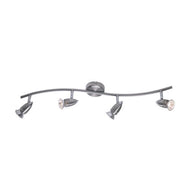 Gemini 4 Light Satin Chrome Wave Bow, LHDARGEM8446, ceiling light,