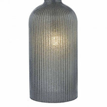 Load image into Gallery viewer, Pamplona Table Lamp Grey C/W Grey Faux Silk Shade Base
