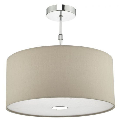 Ronda 40cm 3 Light Pendant Ecru c/w diffuser