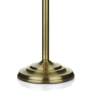 Siam Floor Lamp complete with Shade Antique Brass Base