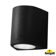 Fumagalli Marta 160 10W LED Wall Light Black single LED downlight outdoor wall light
