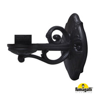 Fumagalli Bisso Black Outdoor Wall Bracket, LHECIFMBISSOWBB, Outdoor Wall Bracket,