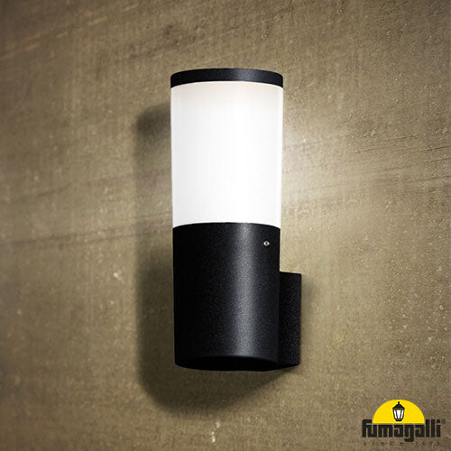 Fumagalli Amelia Wall Light Black c/w 8W LED In Use