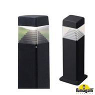 Fumagalli Ester 500mm LED Bollard Black, LHECIFMDS1563D1LAX, Outdoor Bollard,