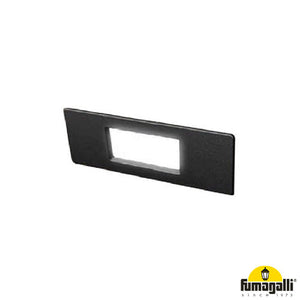 Fumagalli Nina 150 4W LED Wall / Brick Light Black