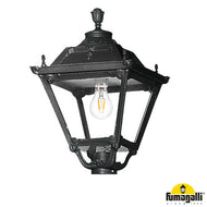 Fumagalli Tobia Black Clear Diffuser Lantern, LHECIFMQ33000AX, Outdoor Lantern Head,