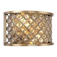 Hudson 2 Light Wall Antique Brass